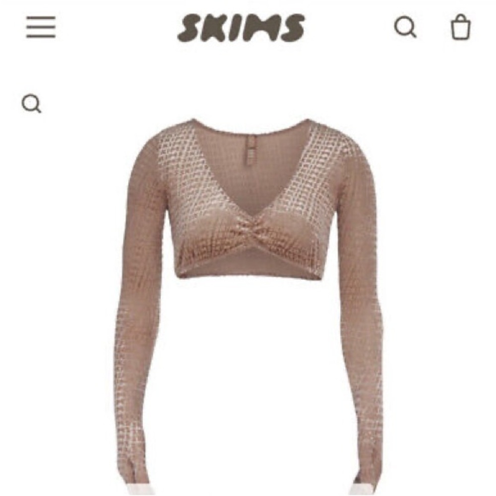 Skims Bra Top Size XL